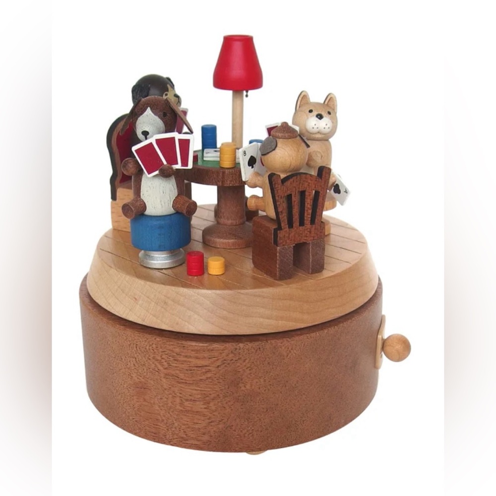 Papyrus “Poker Night” wooden music box